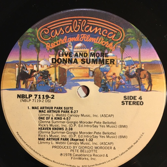 Donna Summer - “Live And More” Vinyl 2xLP - Picture 7 of 7